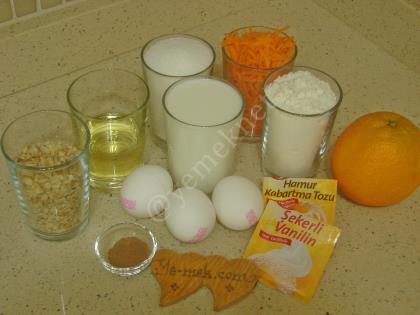 Portakallı Havuçlu Kek