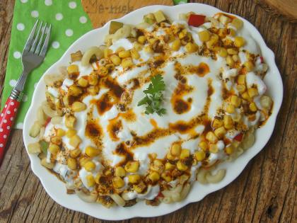 Sebzeli Makarna Salatası