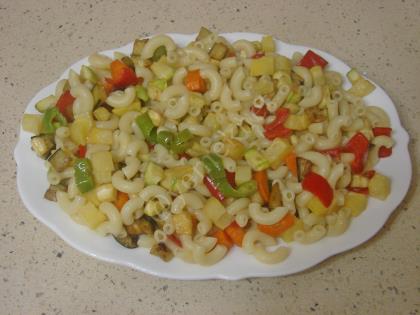 Sebzeli Makarna Salatası