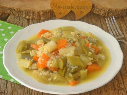 Bulgurlu Pırasa Yemeği