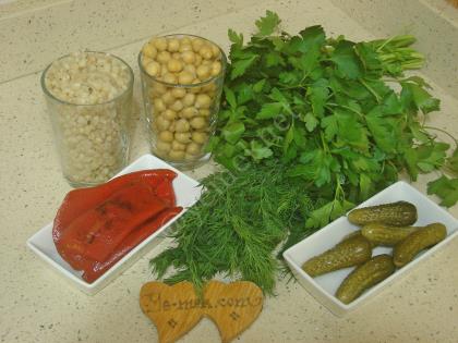 Nohutlu Buğday Salatası