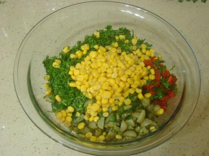 Nohutlu Buğday Salatası