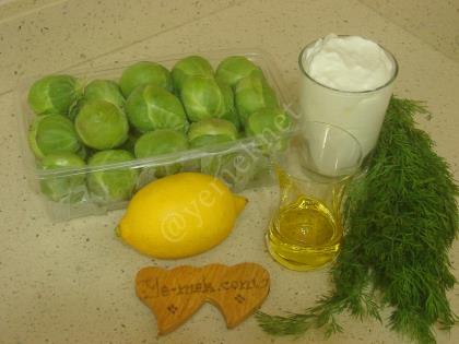 Yoğurtlu Brüksel Lahanası