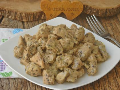 Kekikli Kremalı Tavuk