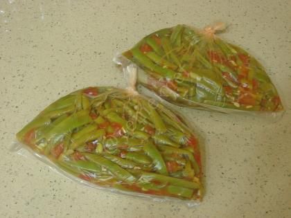 Dondurucuda Kışlık Taze Fasulye Saklama