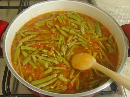 Dondurucudan Taze Fasulye Pişirme