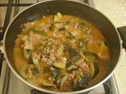 Kıymalı Girit Kabağı Yemeği