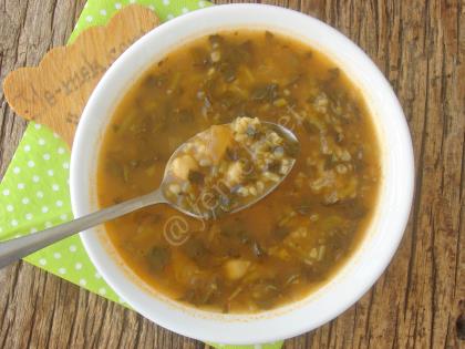 Nohutlu Semizotu Çorbası