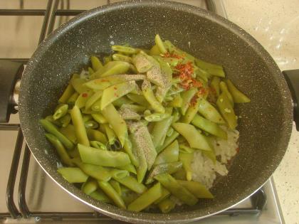 Yumurtalı Taze Fasulye Kavurması