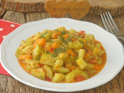 Zeytinyağlı Kabak Kavurması