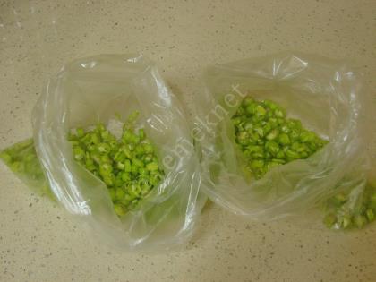 Buzlukta Yemeklik Biber Saklama Yöntemi