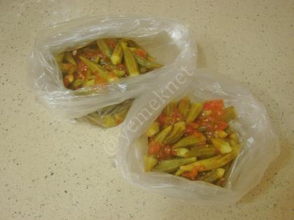 Dondurucuda Kışlık Bamya Saklama