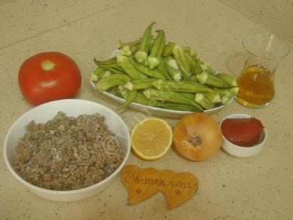 Kıymalı Bamya Yemeği