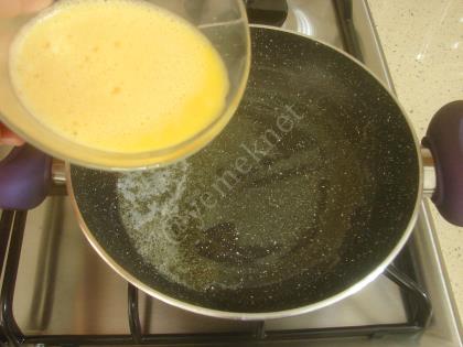 Mantarlı Kaşarlı Omlet