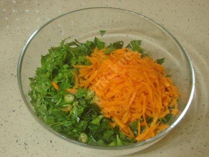 Kereviz Yaprağı Salatası