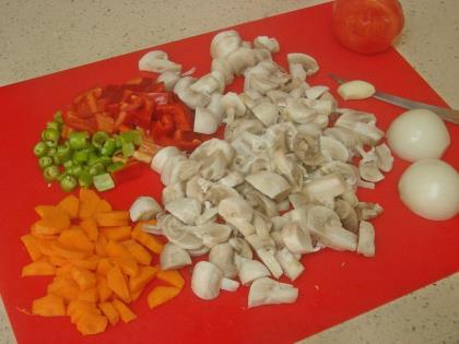 Sebzeli Mantar Yemeği