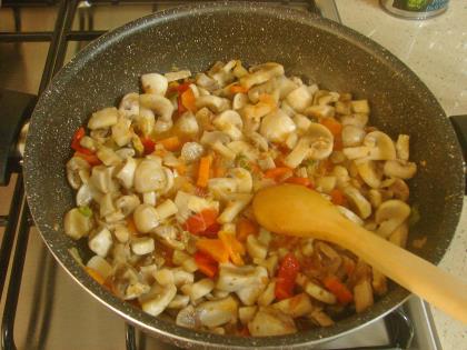 Sebzeli Mantar Yemeği