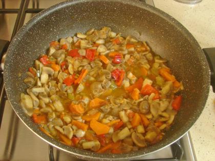 Sebzeli Mantar Yemeği