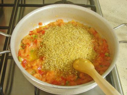 Biberli Bulgur Pilavı