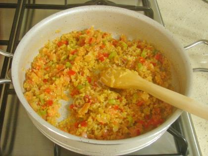 Biberli Bulgur Pilavı