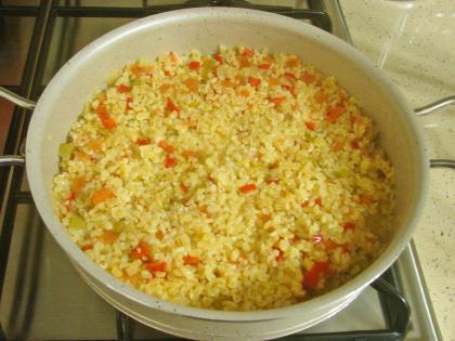 Biberli Bulgur Pilavı