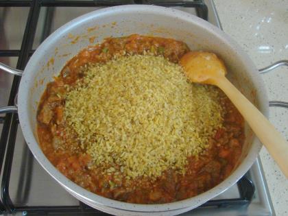 Etli Bulgur Pilavı
