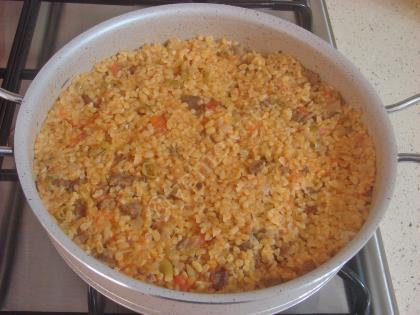 Etli Bulgur Pilavı