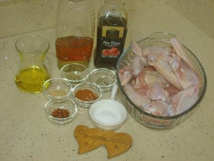 Fırında Ballı Tavuk Kanat