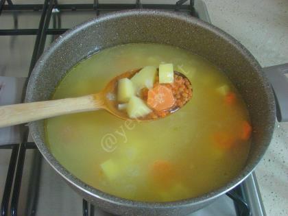 Patatesli Mercimek Çorbası