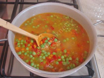 Sebzeli Arpa Şehriye Pilavı