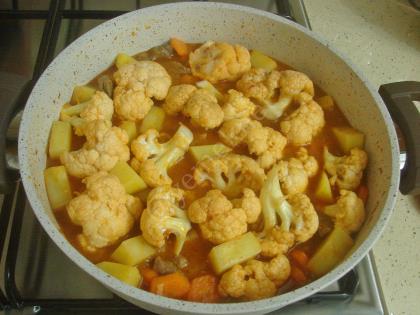 Etli Karnabahar Yemeği