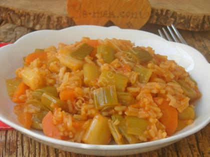 Pirinçli Pırasa Yemeği