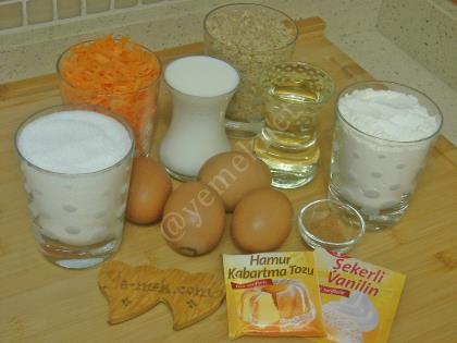 Cevizli Havuçlu Kek