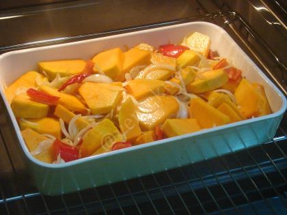 Fırında Bal Kabağı Yemeği