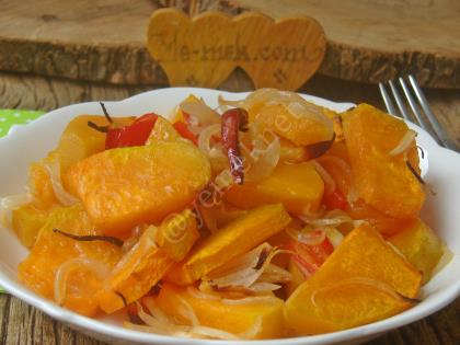 Fırında Bal Kabağı Yemeği