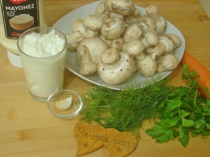 Yoğurtlu Mantar Salatası