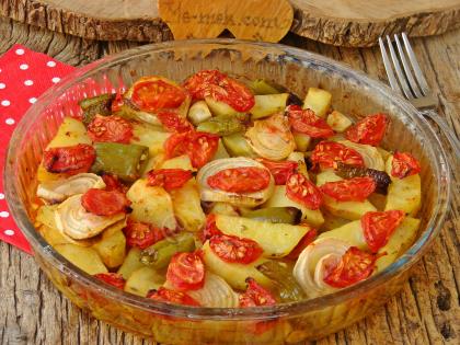 Fırında Patates Yemeği