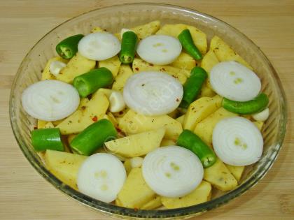 Fırında Patates Yemeği