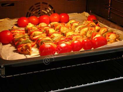 Fırında Tavuk Şiş