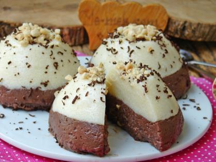 İki Renkli Sütlü İrmik Tatlısı