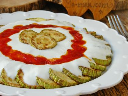 Yoğurtlu Kabak Kızartması