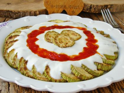 Yoğurtlu Kabak Kızartması
