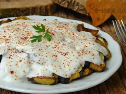 Yoğurtlu Patlıcan Kızartması