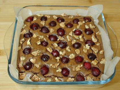 Vişneli Çikolatalı Brownie