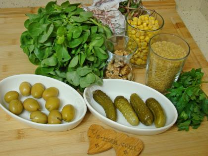 Bulgurlu Semizotu Salatası