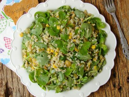 Bulgurlu Semizotu Salatası