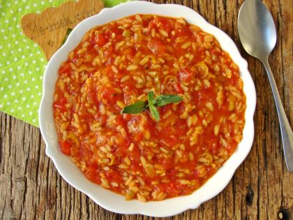 Pirinçli Domates Yemeği