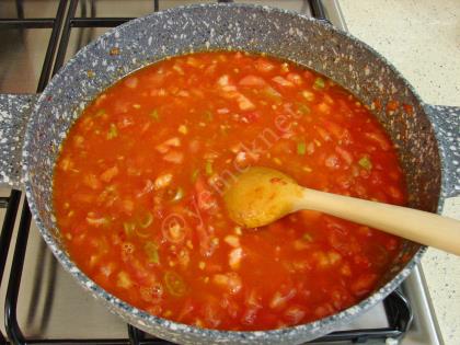 Pirinçli Domates Yemeği