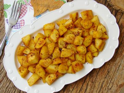 Tavada Haşlanmış Patates Kızartması