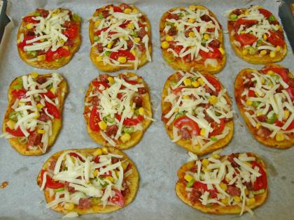 Hamursuz Pizza Dilimleri